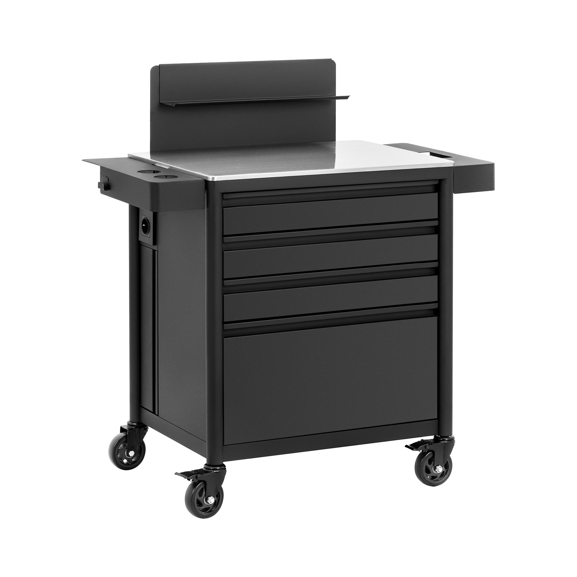 physa Tattoo-Workstation - mobil - 4 Steckdosen - 2 USB-Anschlüsse