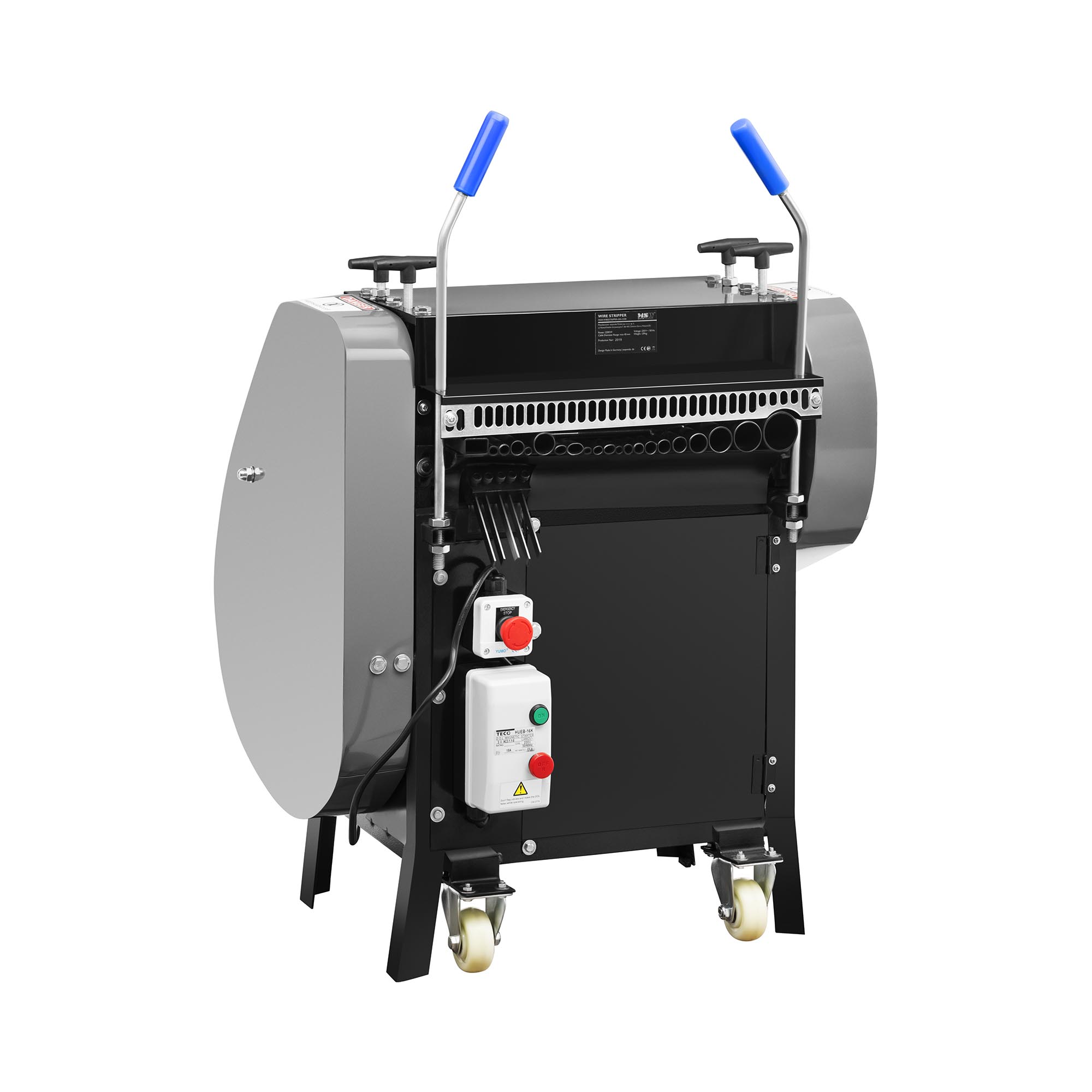 MSW Elektrische Kabelschälmaschine - 2200 W - 21 Einschübe