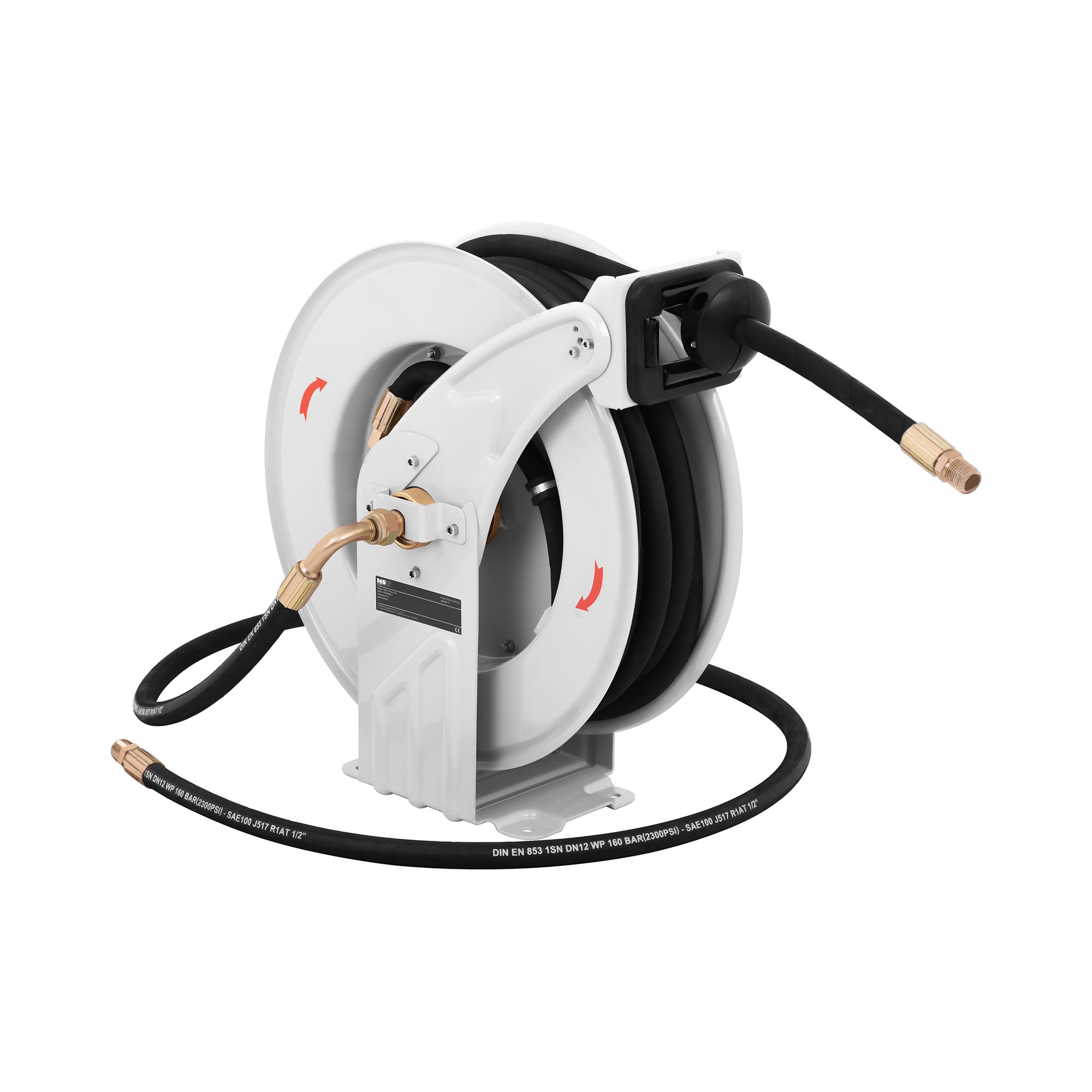 MSW Hochdruck-Schlauchtrommel - 15 m - 160 bar