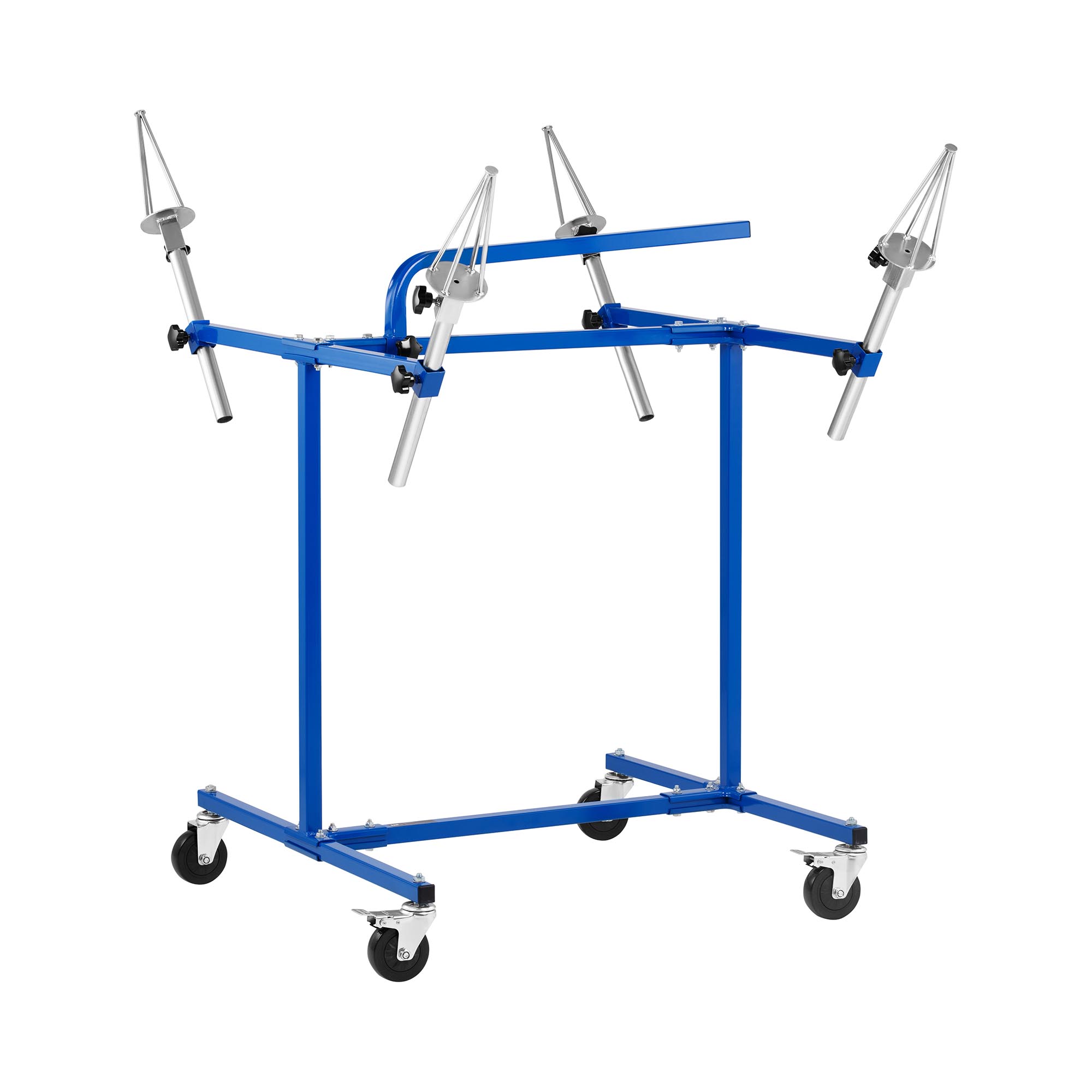 MSW Felgen Lackierständer - 4 Halterungen - 4 Räder
