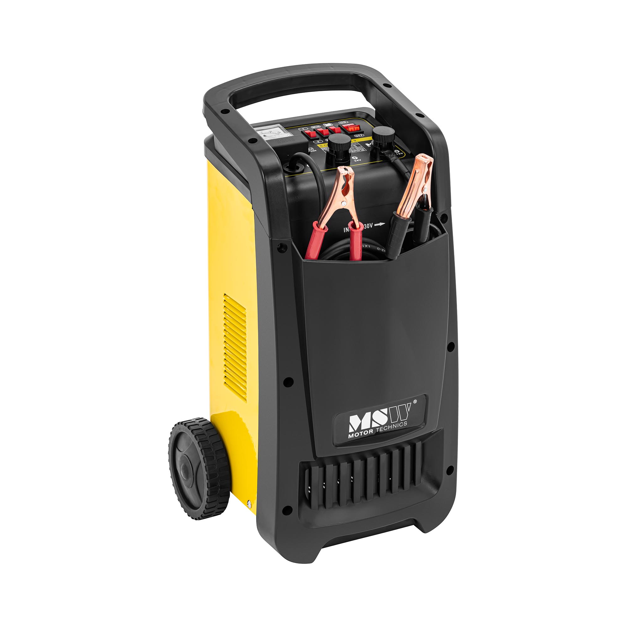 MSW Autobatterie-Ladegerät - Starthilfe - 12 / 24 V - 70 A - kompakt