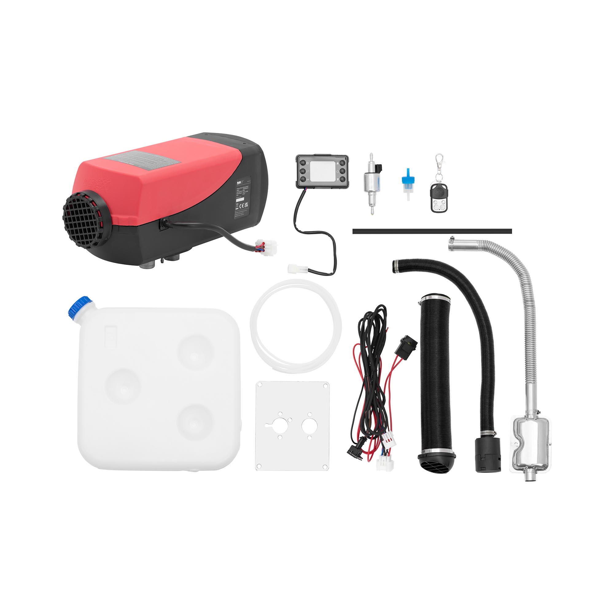 MSW Diesel-Standheizung - 12 V - 5 kW - Tank 10 l