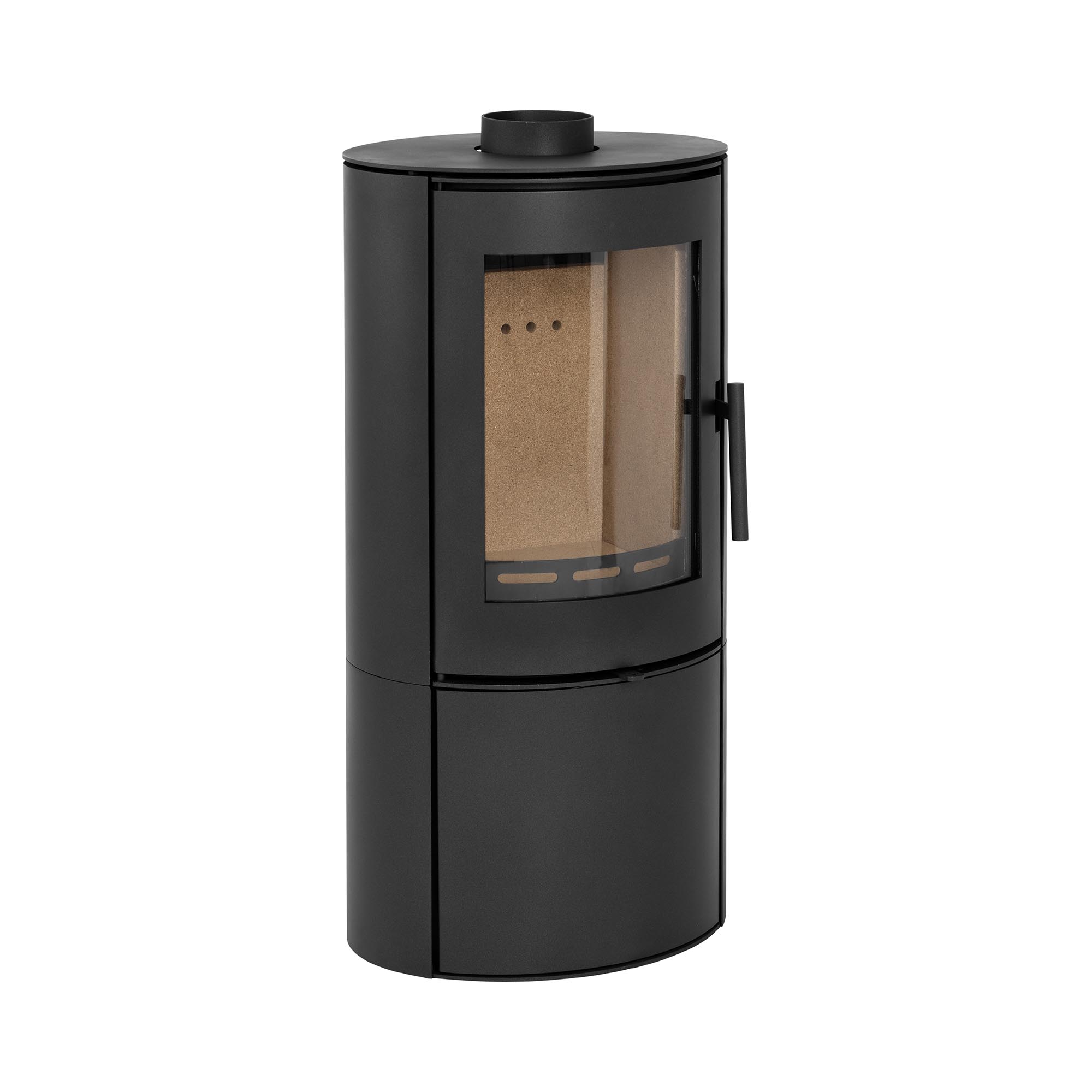 MSW Kaminofen - 7,2 kW Maximalleistung - hocheffizient - regulierbare Belüftung - für 48 - 115 m³ - BImSchV-Stufe 2