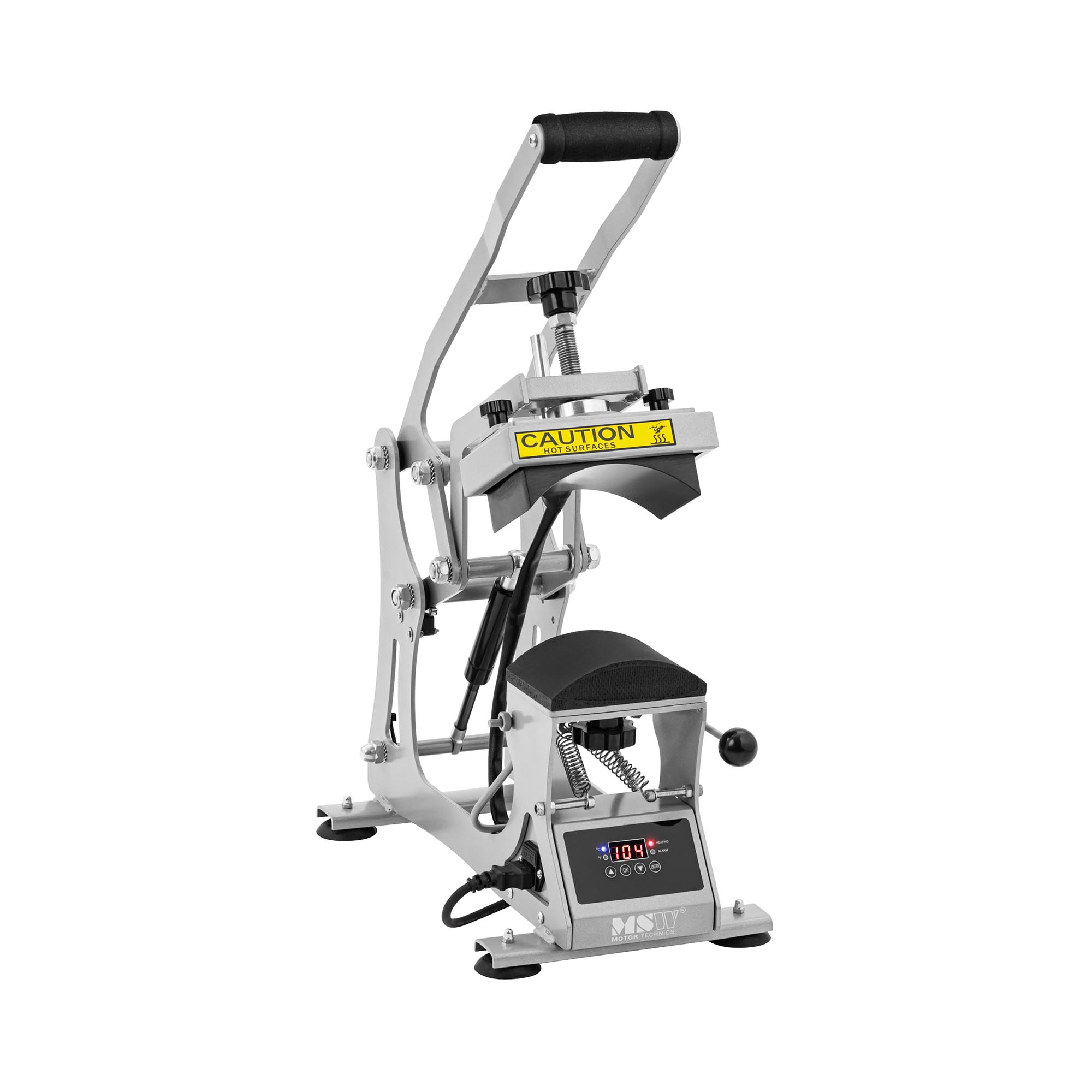 MSW Kappenpresse - bis 250 °C - LCD-Anzeige - Timer