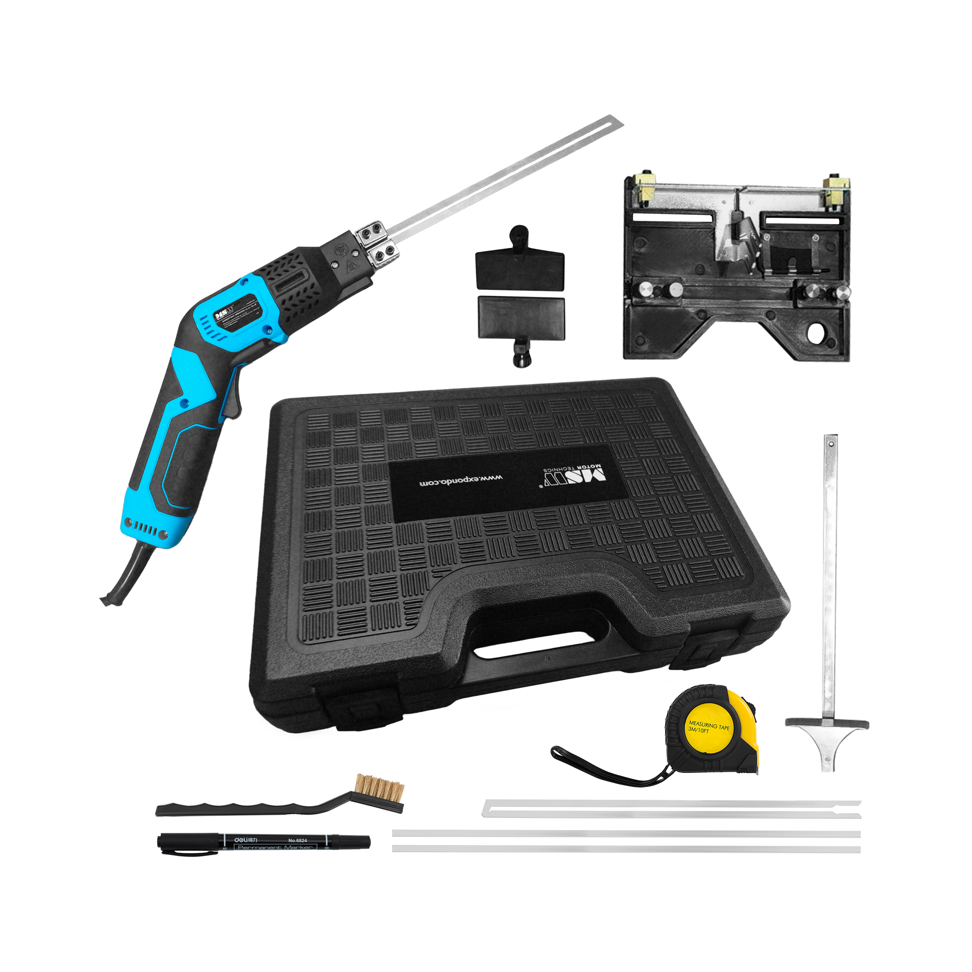 MSW Styroporschneider - 250 W - 500 °C - bis 200 mm - Profilklinge und Führung