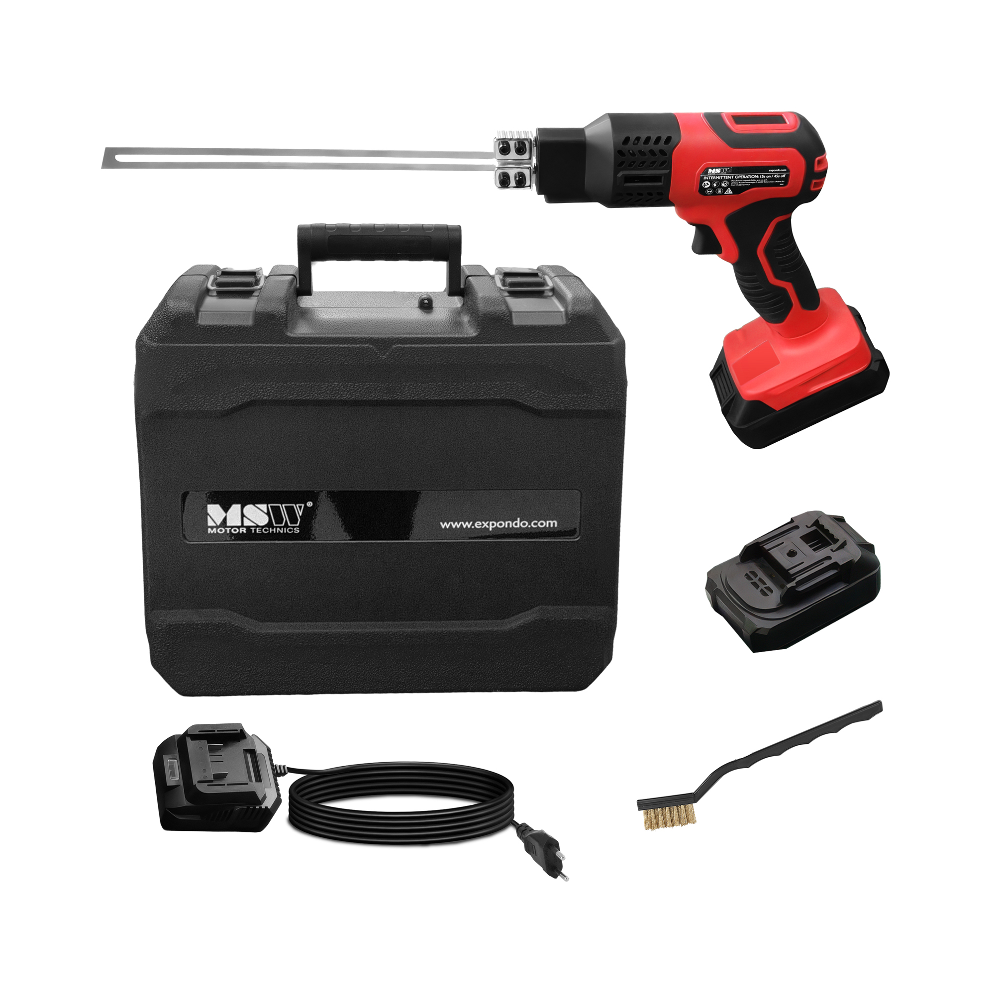 MSW Styroporschneider - Akku - 140 W - 500 °C - bis 200 mm