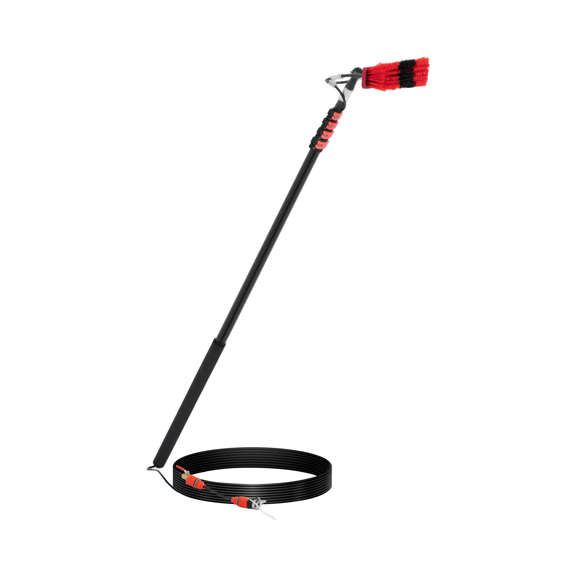 ulsonix Teleskop-Waschbürste - 175 - 720 cm - Bürste 35 cm