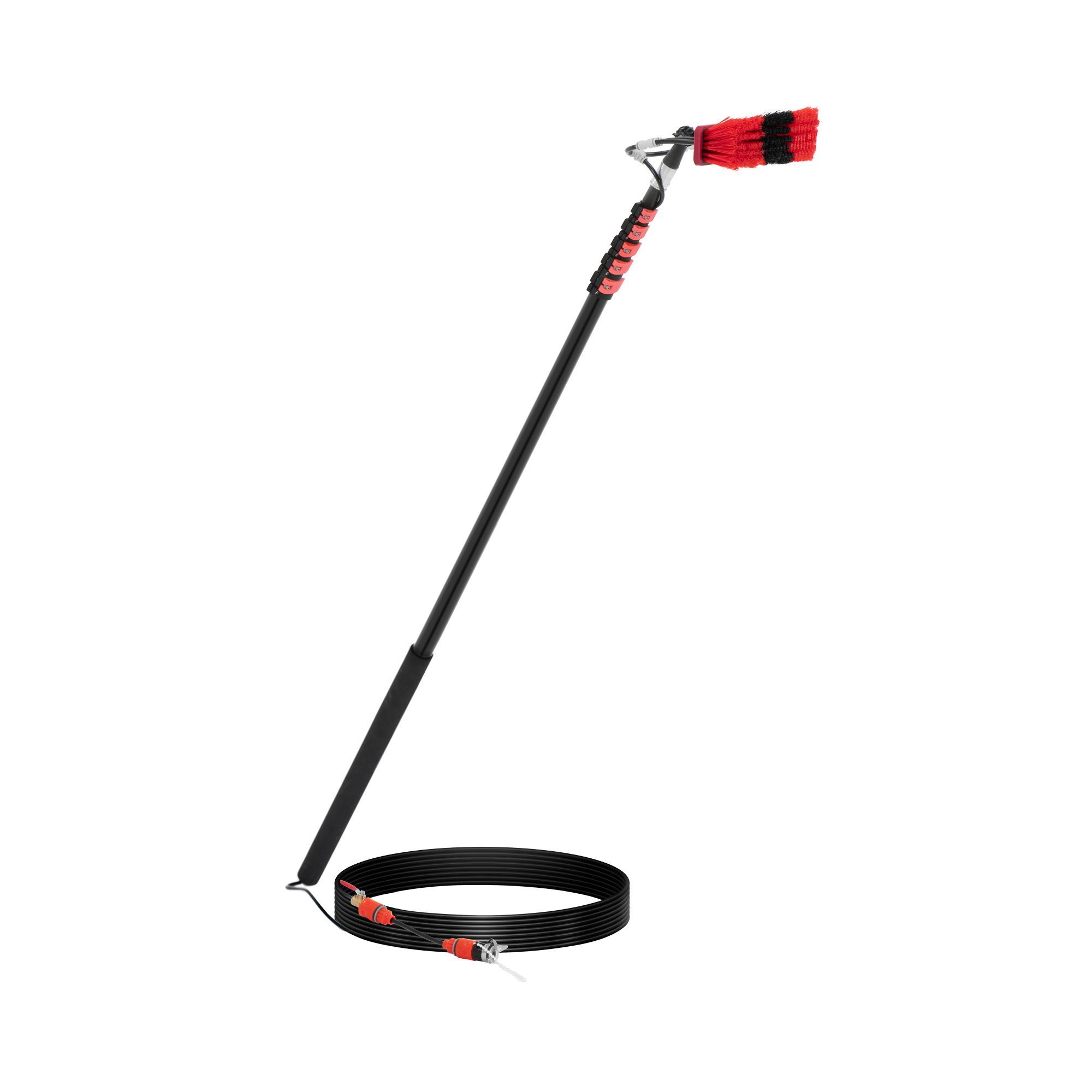 ulsonix Teleskop-Waschbürste - 185 - 900 cm - Bürste 35 cm