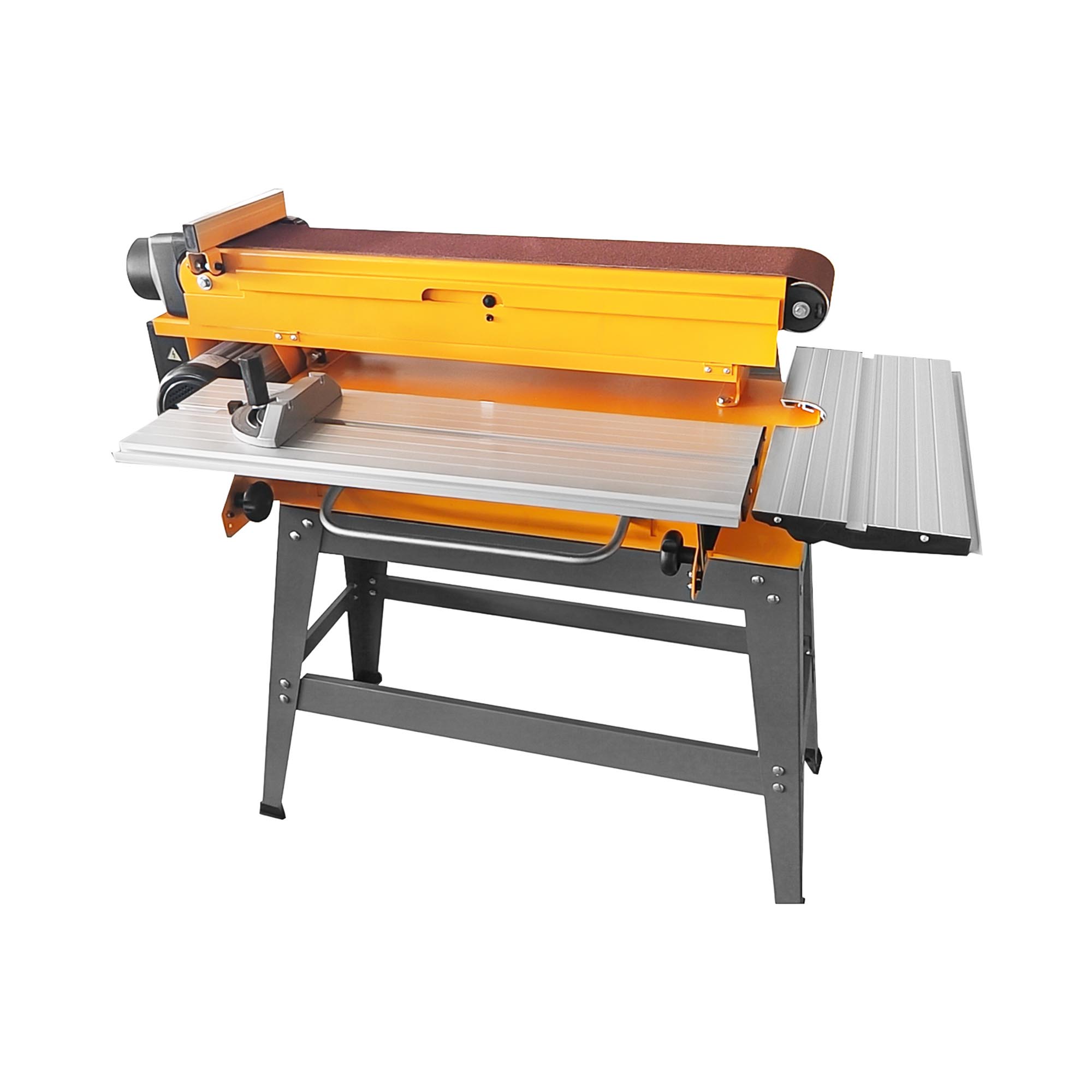 MSW Elektrische Bandschleifmaschine - 1100 W - neigbarer Schleifarm - für Holz, Metall und Kanten