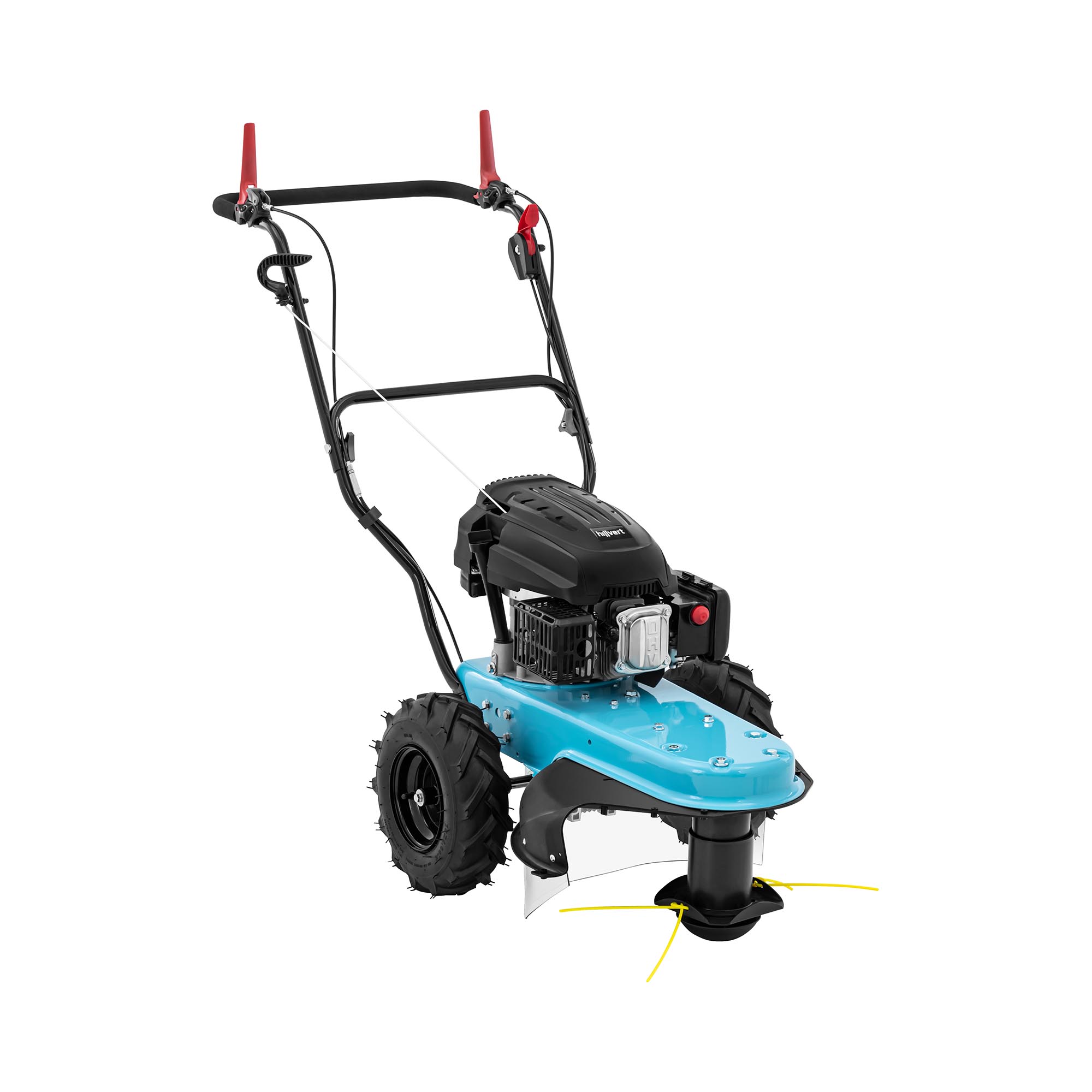 hillvert Hochgrasmäher - Benzin - 3 kW - 580 mm Schnittbreite selbstfahrend