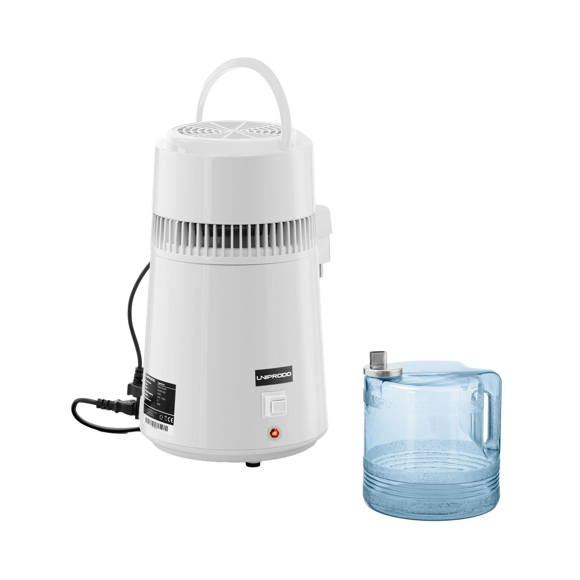 Uniprodo Destilliergerät - Wasser - 4 L