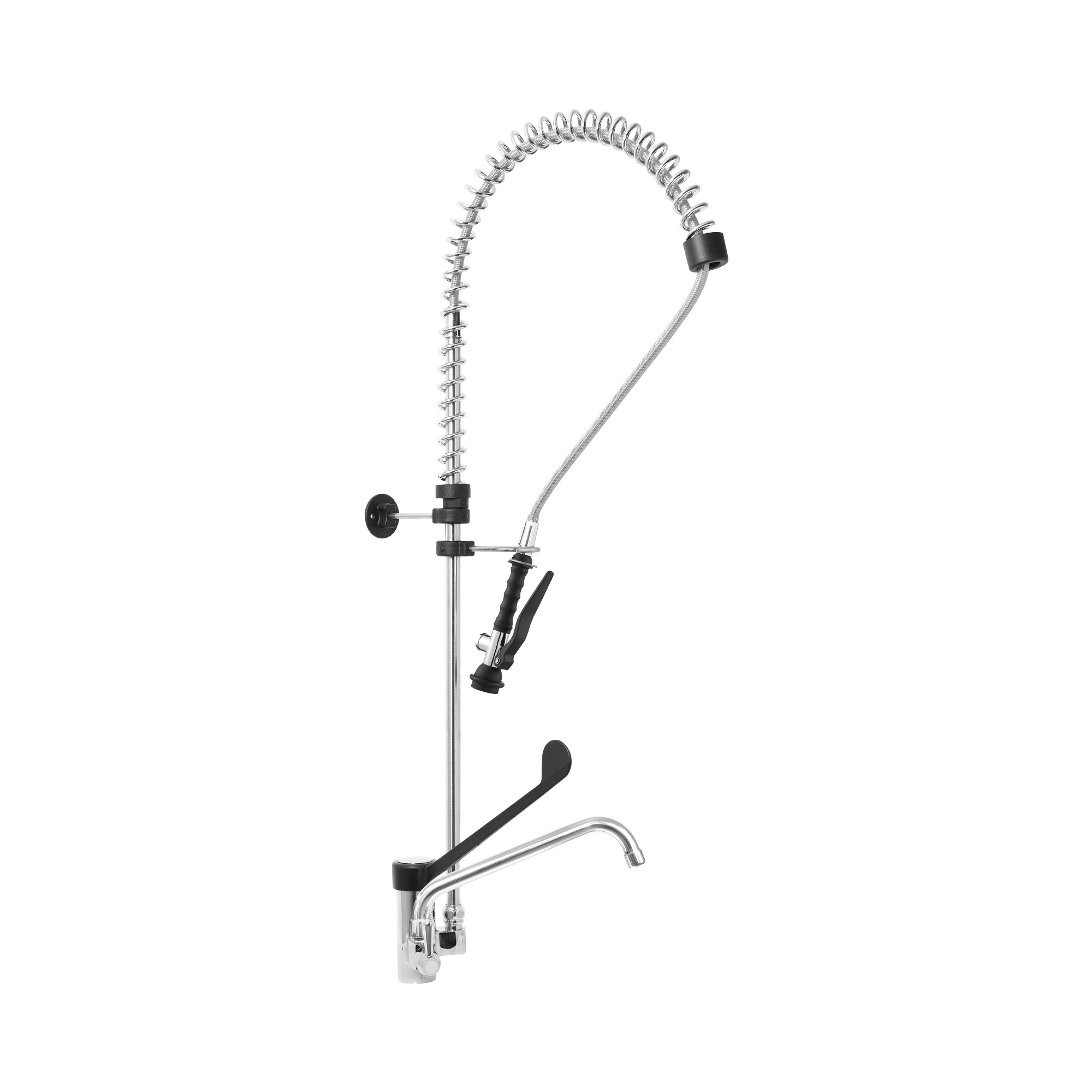 Monolith Einloch-Geschirrwaschbrause - Wasserschlauch 1000 mm - Wasserhahn 255 mm - Klinikhebel