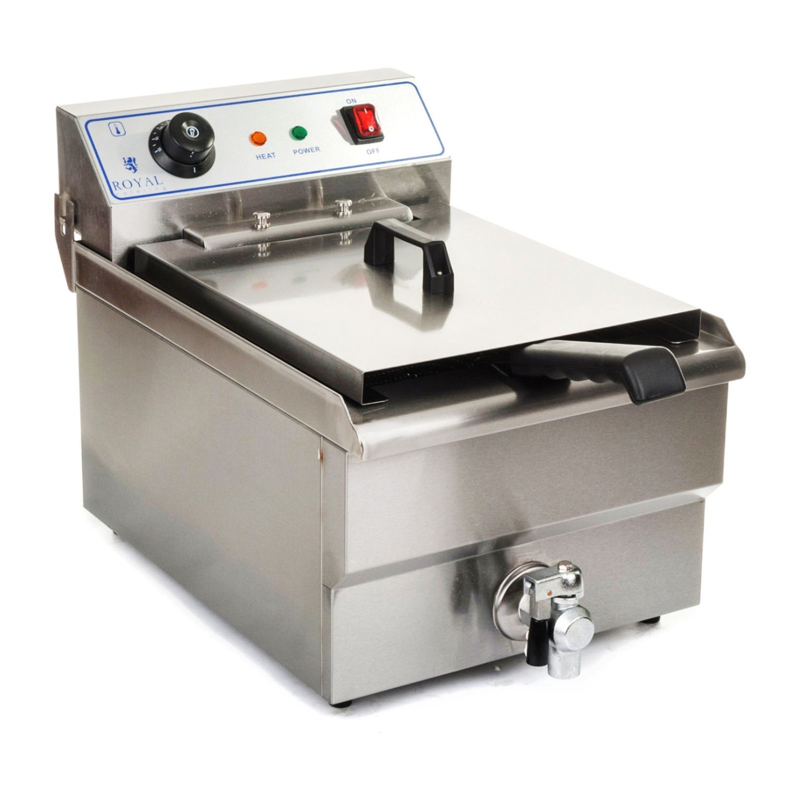 B-Ware Elektro-Fritteuse - 10 l - 3200 W - Ablasshahn - Royal Catering