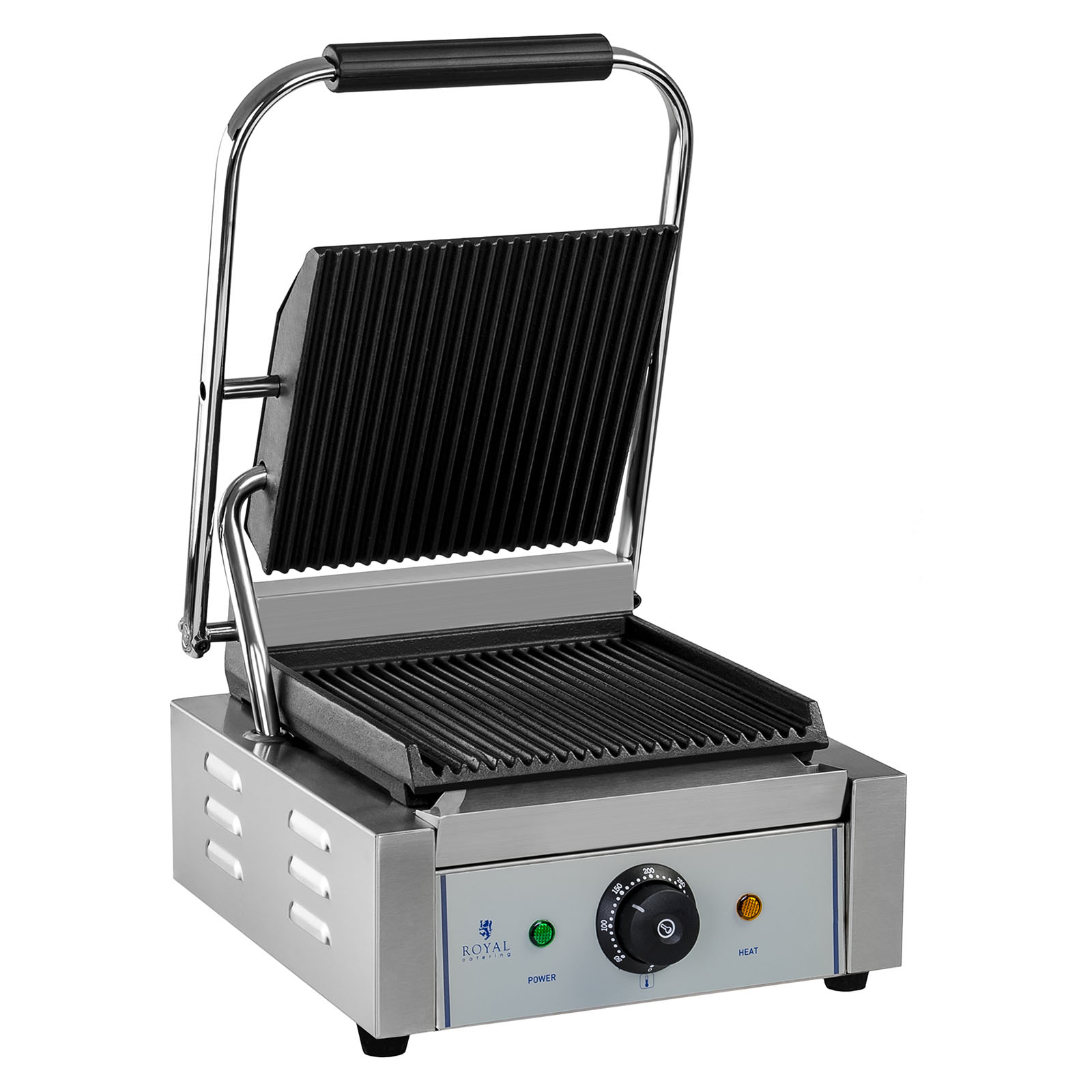Royal Catering B-Ware Kontaktgrill geriffelt 1800 W