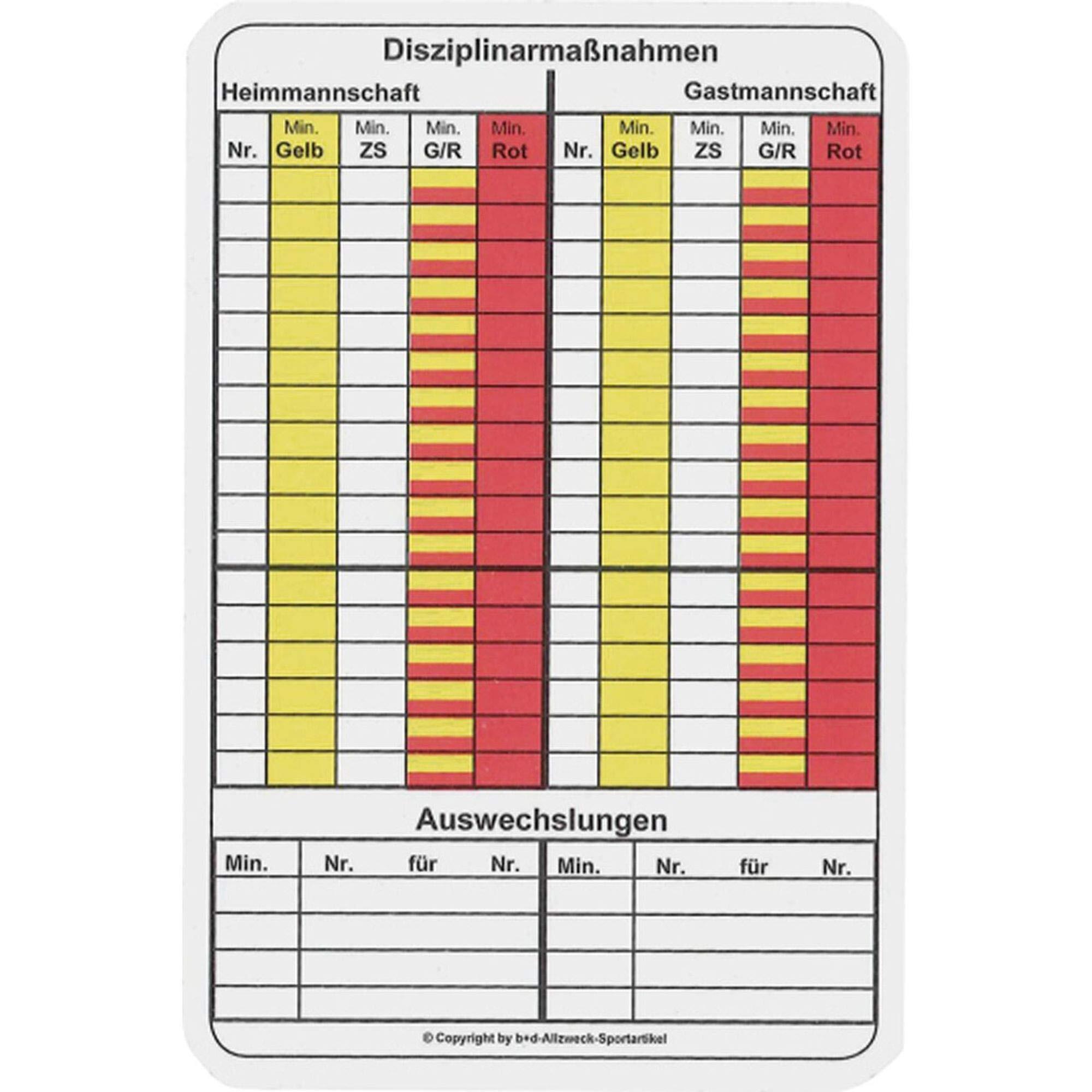 Pappe für Schiedsrichterkommentar Football Erima