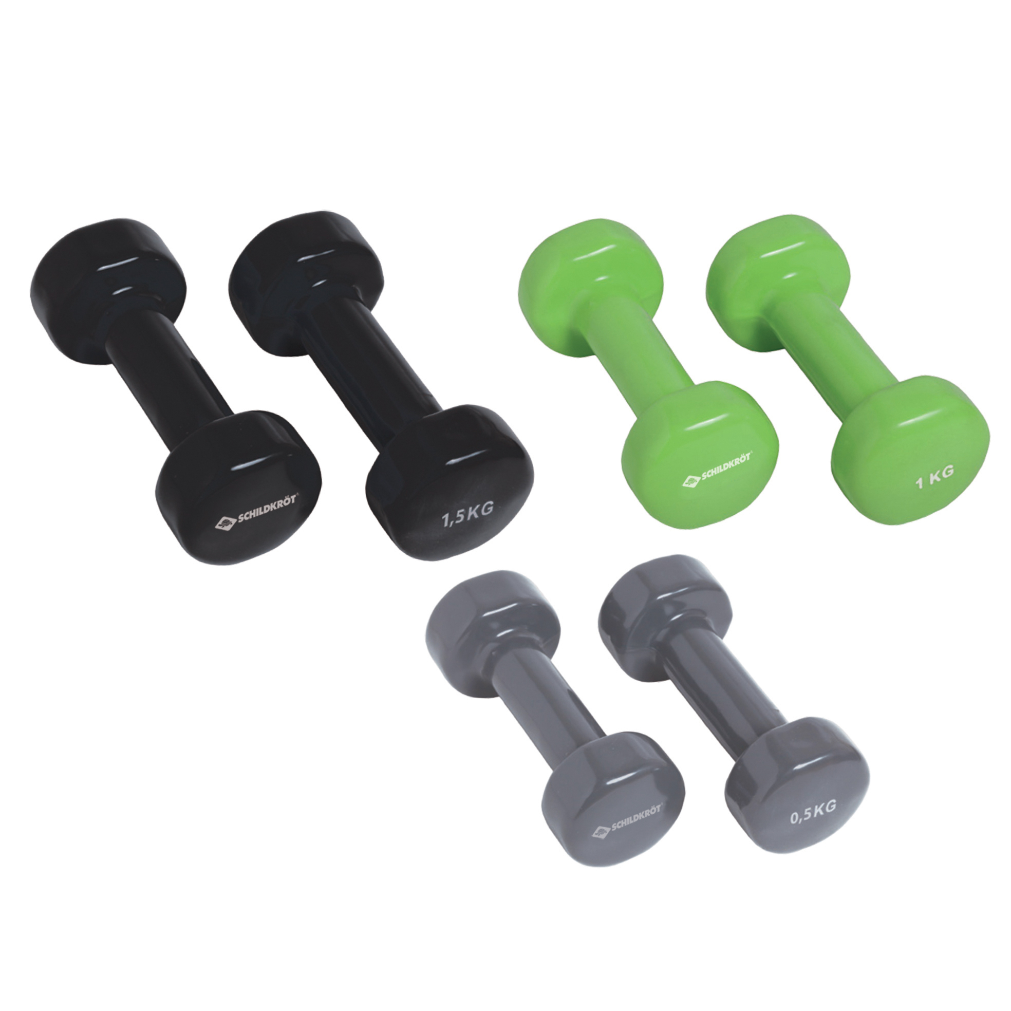 Hantel in einer Plastikbox Schildkröt Vinyl