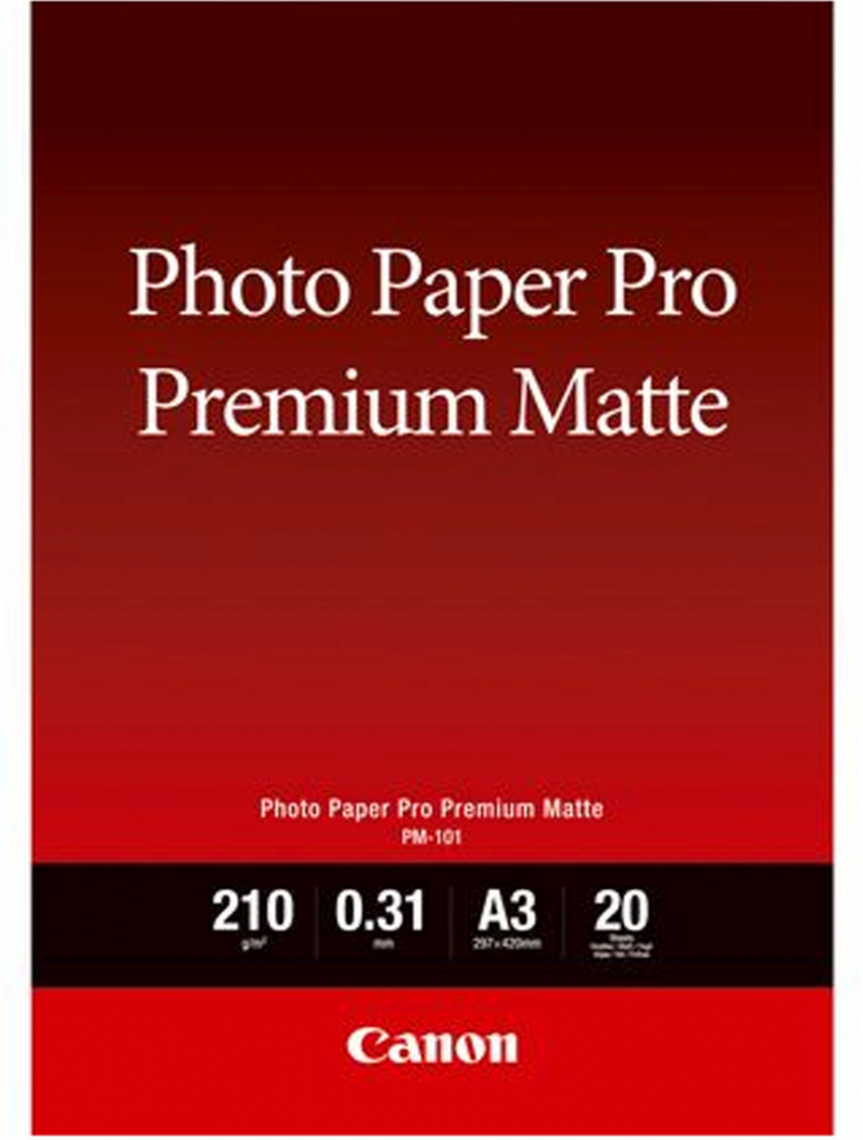 Canon PM-101 Pro Premium Druckerpapier A3 20 Blatt 210g/m² matt