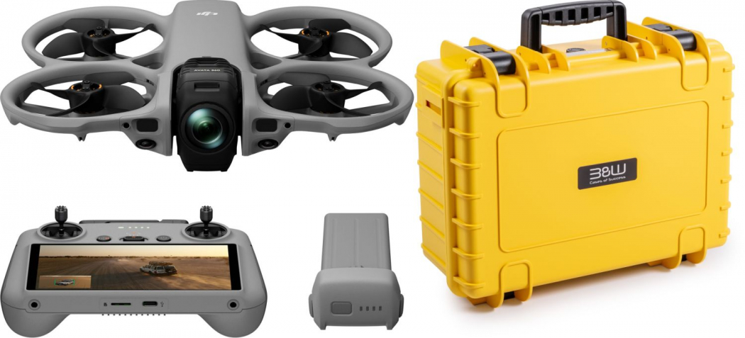 DJI Avata 360 (DJI RC 2) + B&W Case Typ 5000 gelb
