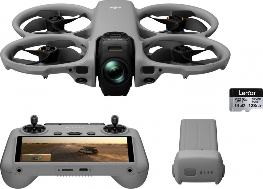 DJI Avata 360 (DJI RC 2) + Lexar Silver Plus microSDXC 128GB V30