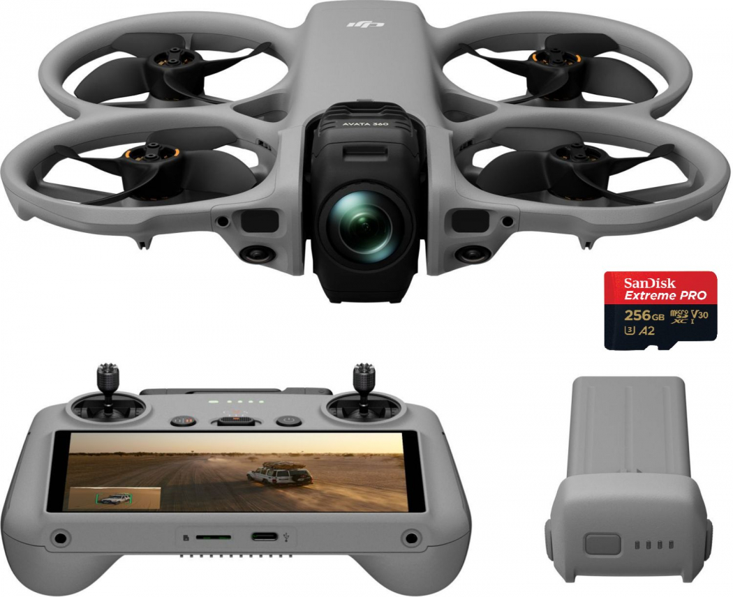 DJI Avata 360 (DJI RC 2) + SanDisk Extreme Pro microSDXC 256GB V30