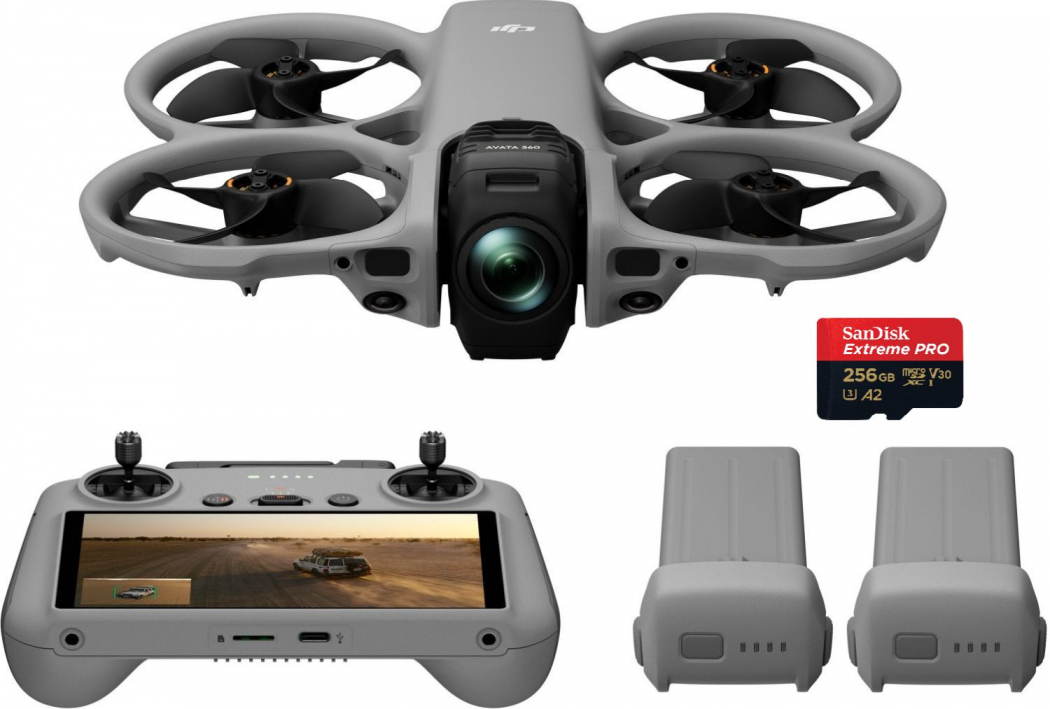 DJI Avata 360 FMC (DJI RC 2) + SanDisk Extreme Pro microSDXC 256GB V30