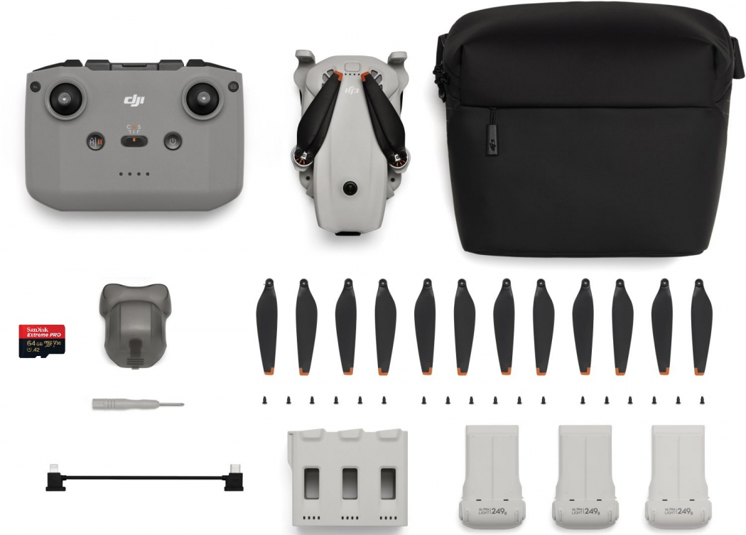 DJI Lito 1 Fly More Combo (DJI RC-N3) + SanDisk micro Extreme Pro 64GB