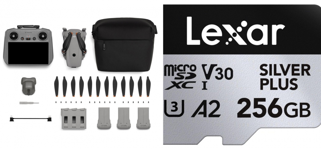 DJI Lito X1 Fly More Combo (DJI RC 2) + Lexar microSDXC 128GB