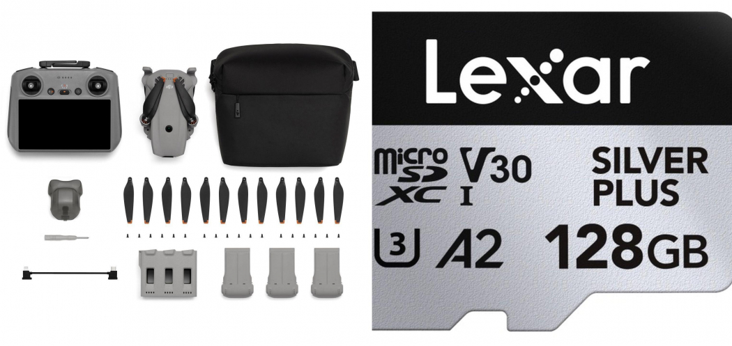 DJI Lito X1 Fly More Combo Plus (DJI RC 2) + Lexar microSDXC 128GB - abzgl. 41,45€ Flash Sale Rabatt