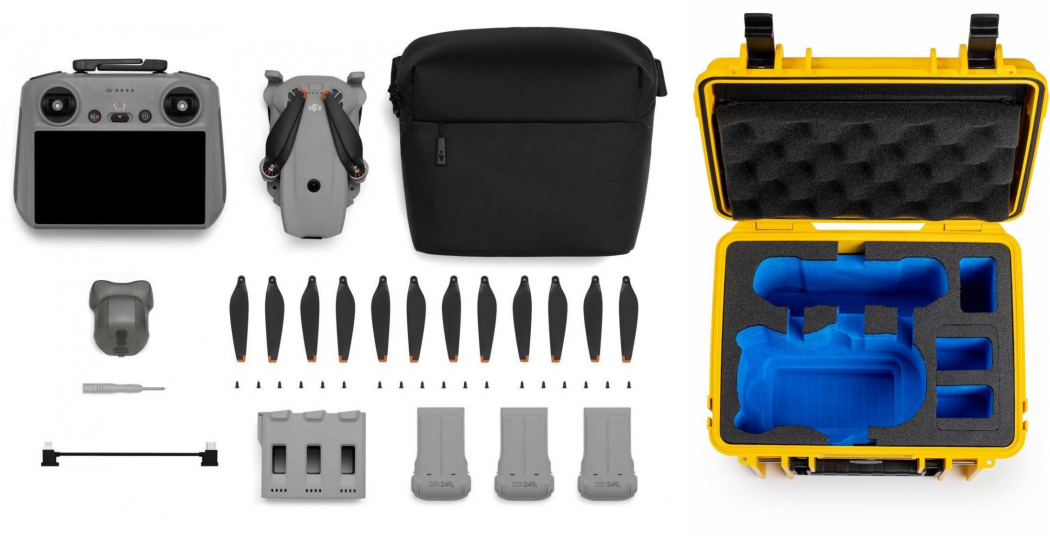 DJI Lito X1 FMC (DJI RC 2) + B&W Case Typ 2000 gelb