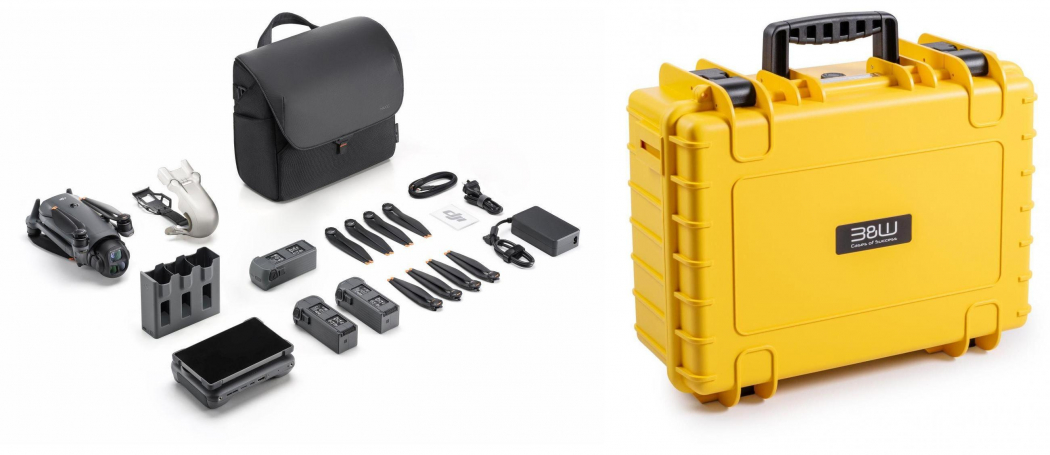 DJI Mavic 4 Pro 512GB Creator Combo + B&W Case Typ 5000 gelb