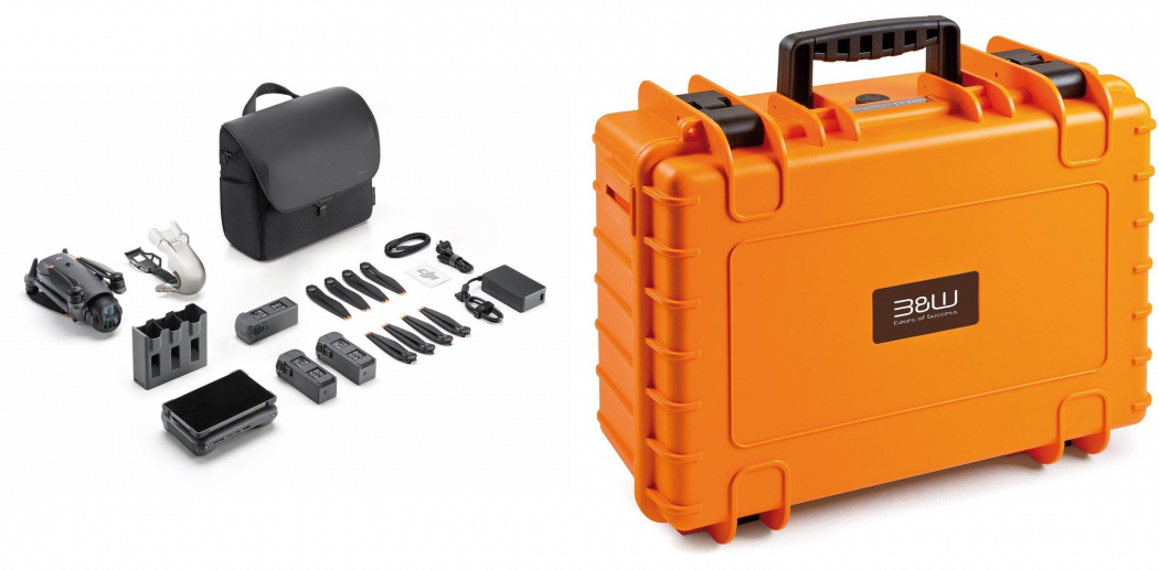 DJI Mavic 4 Pro 512GB Creator Combo + B&W Case Typ 5000 orange