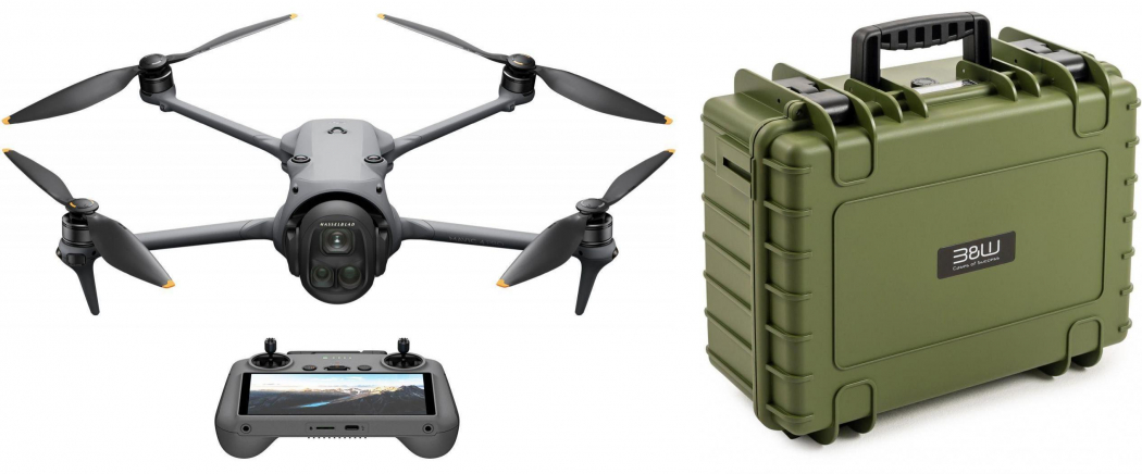 DJI Mavic 4 Pro + B&W Case Typ 5000 bronze/grün