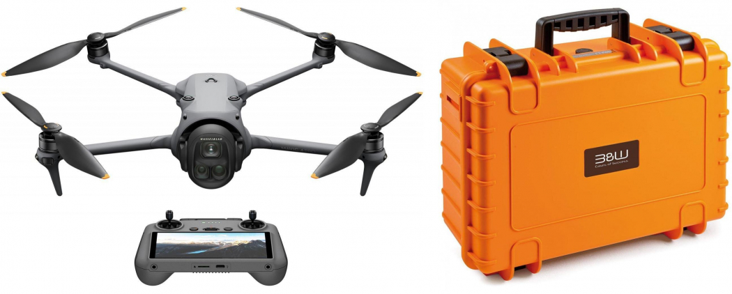 DJI Mavic 4 Pro + B&W Case Typ 5000 orange