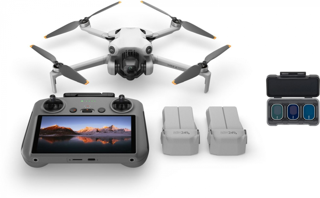DJI Mini 4 Pro Fly More Combo + RC 2 + ND-Filterset (ND16/64/256)