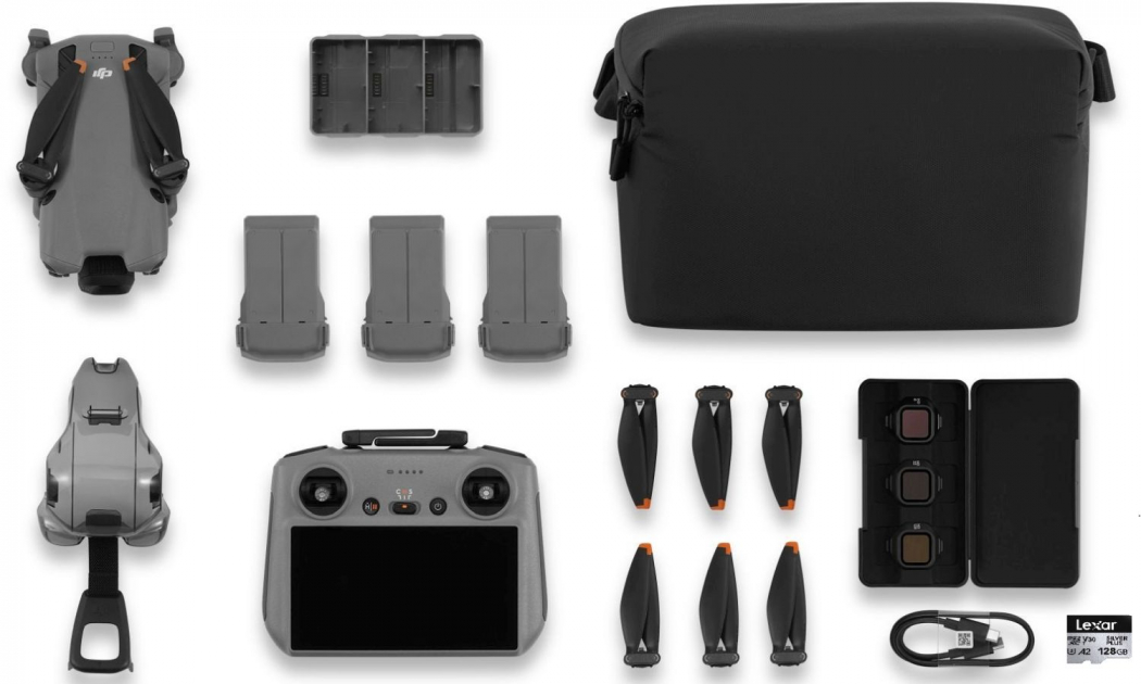 DJI Mini 5 Pro Fly More Combo (RC 2) + Lexar Silver Plus 128GB