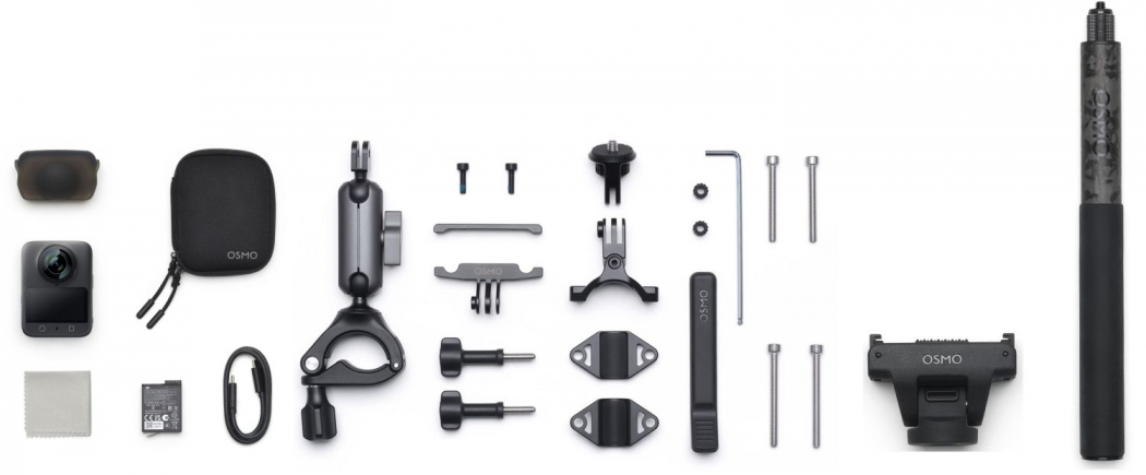 DJI Osmo 360 Rennrad-Rear-POV-Bundle