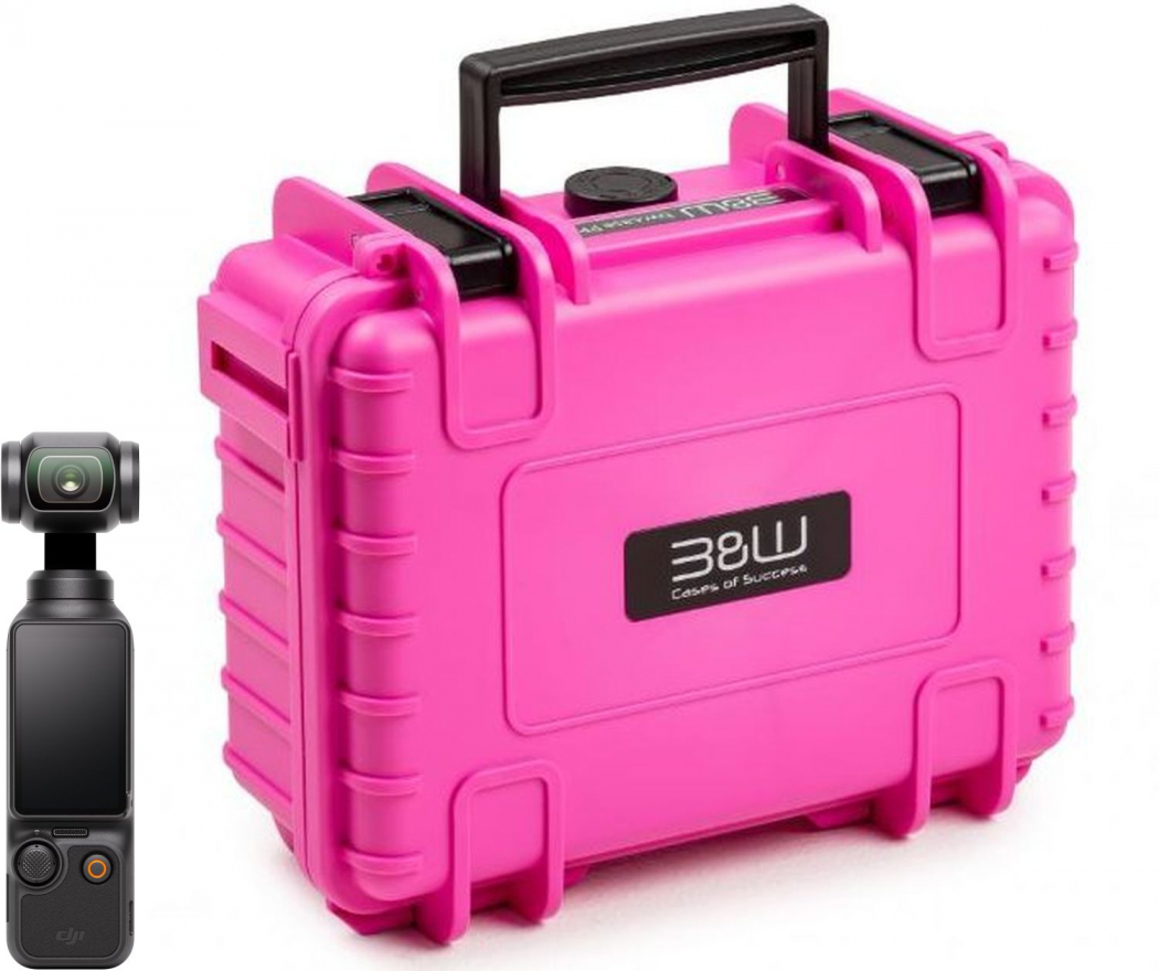DJI Osmo Pocket 3 + B&W Case Typ 500 Pink -10,00€ Summer-Deal 439,00 Effektivpreis