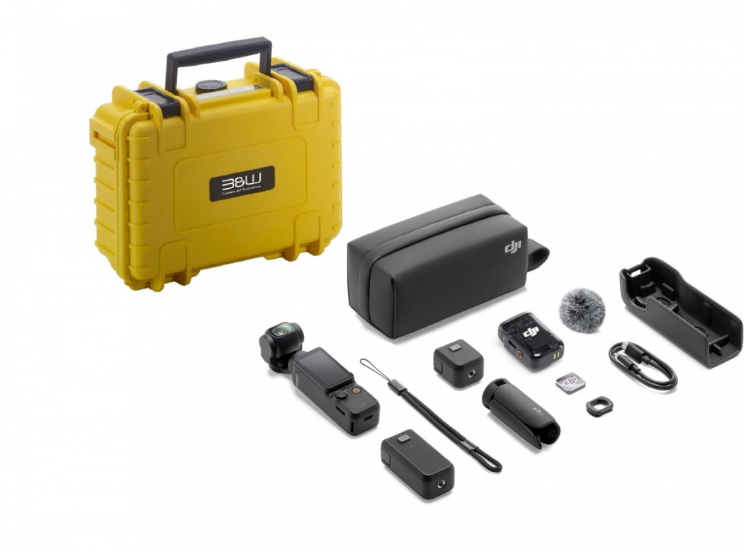 DJI Osmo Pocket 3 Creator Combo + B&W Case Gelb