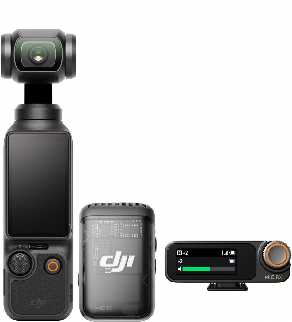 DJI Osmo Pocket 3 + DJI MIC 2 (1 TX + 1 RX)