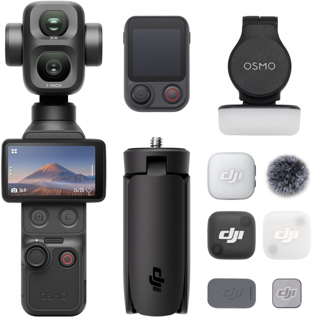 DJI Osmo Pocket 4P Vlog Combo Ausstellungsstück -12,87€ Flash Sale Rabatt 630,61 Effektivpreis