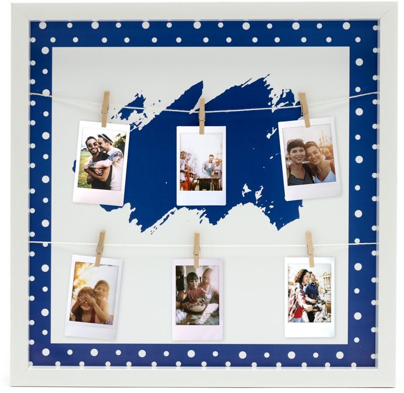 Fujifilm Instax Dot Peg Frame Cobalt Blau