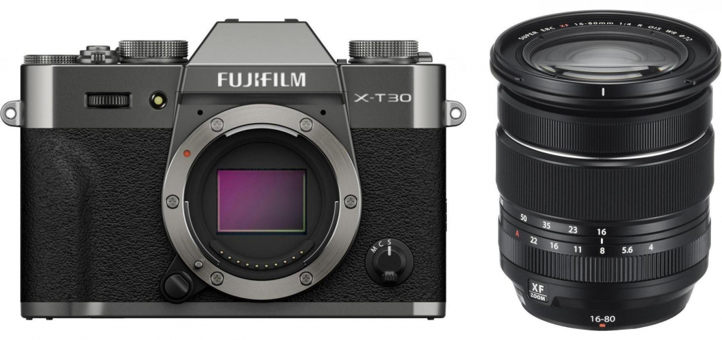 Fujifilm X-T30 III Geh. Anthr. + XF 16-80mm f4,0 R OIS WR - abzgl. 100,00€ Fujifilm XF Objektiv Cashback Aktion