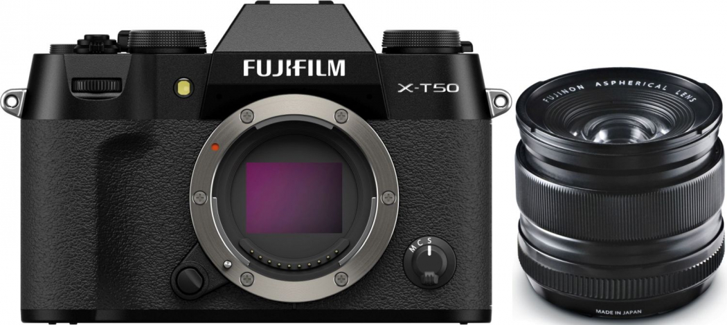 Fujifilm X-T50 schwarz + XF 14mm f2,8 R - abzgl. 100,00€ Fujifilm XF Objektiv Cashback Aktion -100,00€ Summer-Deal 1.949,00 Effektivpreis