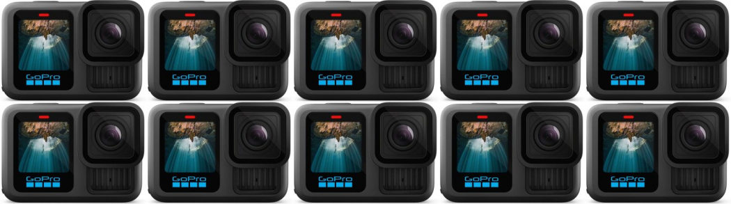 GoPro HERO13 Black 10er Pack - abzgl. 1.000,00€ GoPro Winter Sofortrabatt