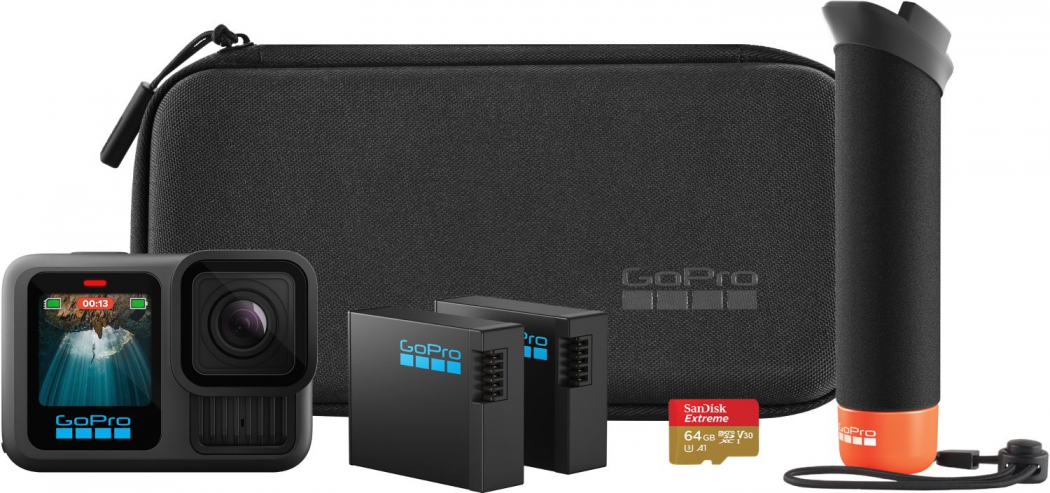 GoPro HERO13 Black Accessory Hard Bundle - abzgl. 100,00€ GoPro Winter Sofortrabatt