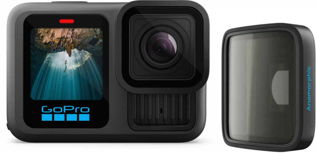 GoPro HERO13 Black + Anamorphic Lens Mod - abzgl. 100,00€ GoPro Winter Sofortrabatt
