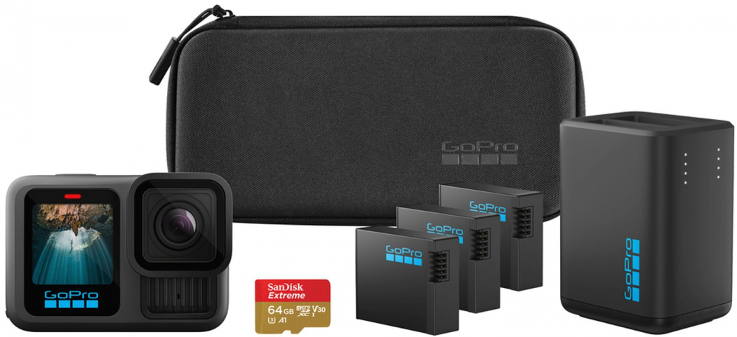 GoPro HERO13 Black Extended Power Bundle - Dealpreis - nach 150 EUR GoPro Winter Sofortrabatt