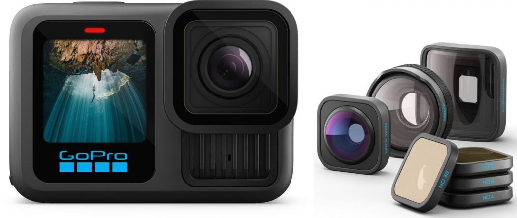 GoPro HERO13 Black + HB-Series Lens Collection - nach 100 EUR GoPro Sofortrabatt