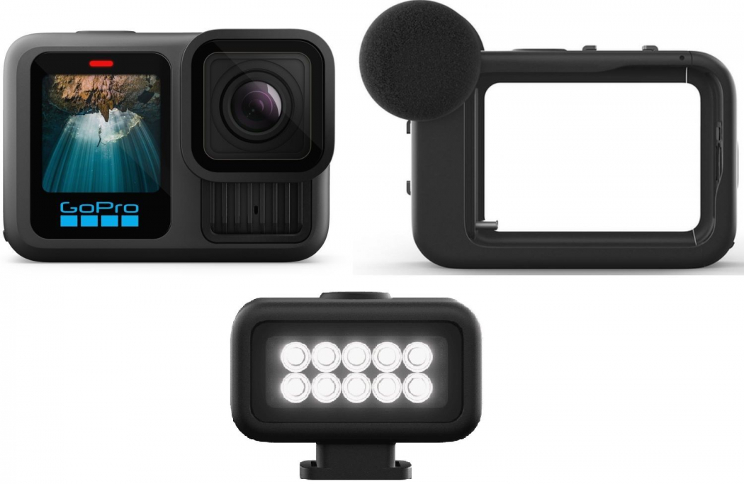 GoPro HERO13 Black + Media Mod + Light Mod - abzgl. 100,00€ GoPro Winter Sofortrabatt