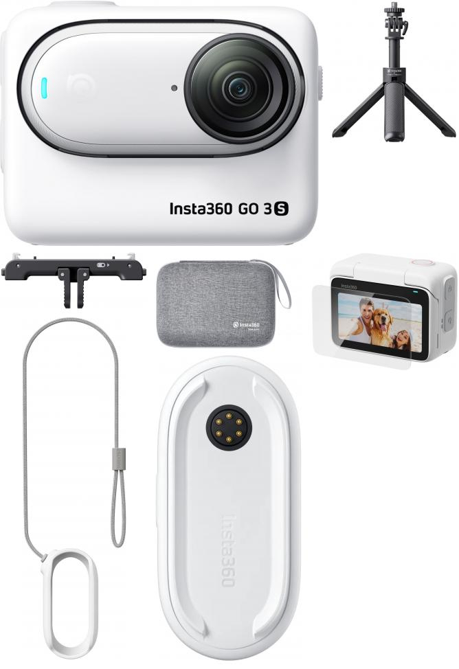 INSTA360 GO 3S (128GB) Arctic White Komplett-Bundle